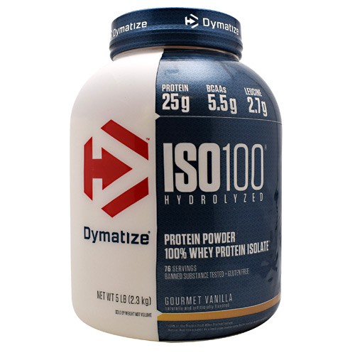 Dymatize Iso Whey Protein Isolate Gourmet Vanilla Lb