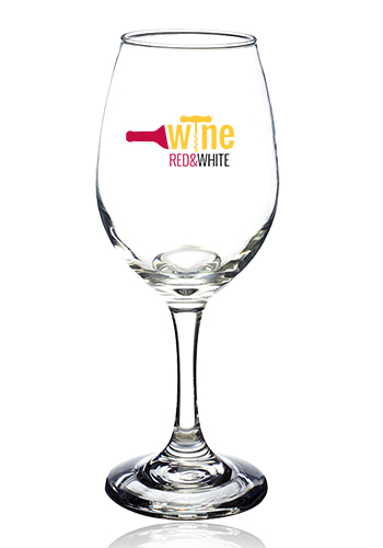 Personalized 10 oz. White Wine Glasses