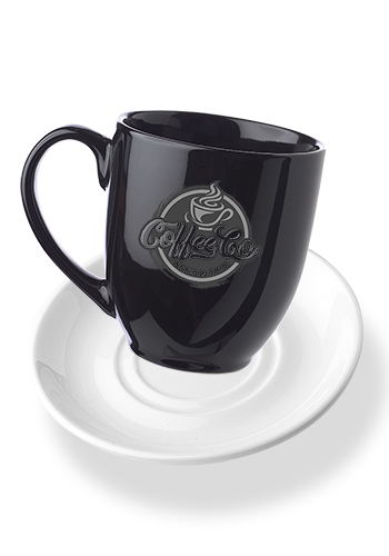 16 oz. Bistro Coffee Mug with Ceramic Coaster