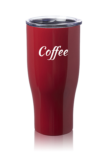 16 oz insulated coffee cup GrandTies | 16oz Insulated Coffee Mugs with Sliding Lid main image 0