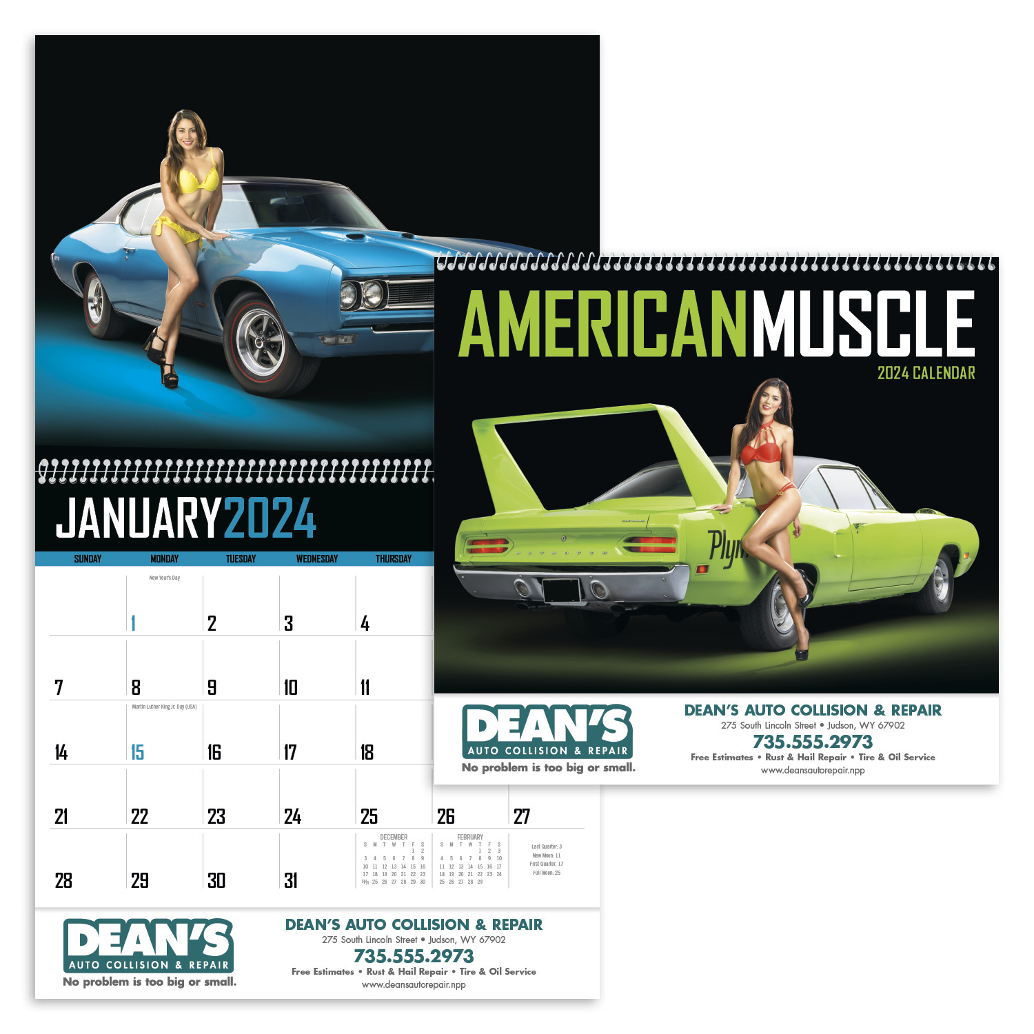American Muscle Calendar 2024 Custom Calendars