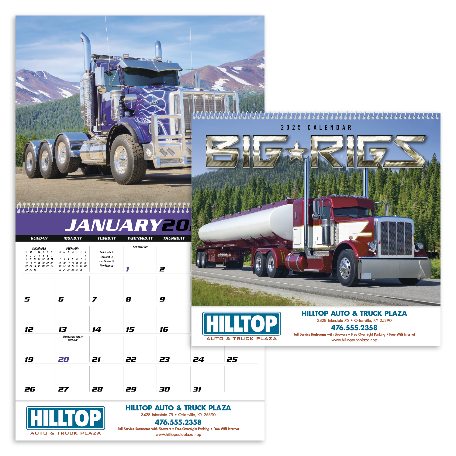 Big Rigs Calendar 2025 Custom Calendars