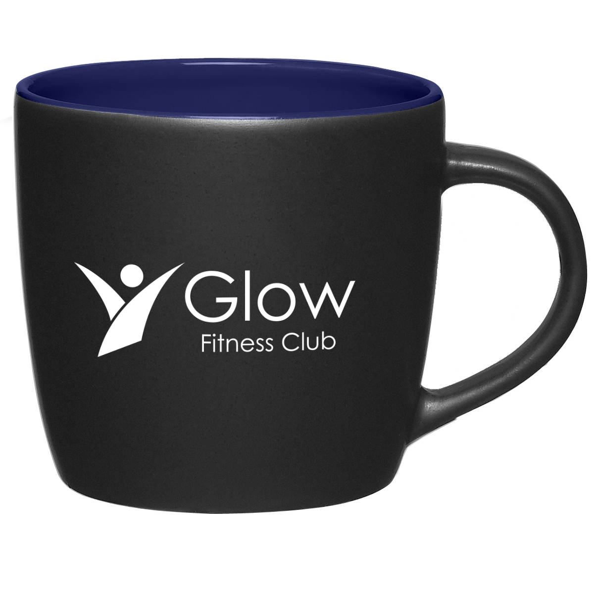 Custom 12 oz. Ceramic Cafe Coffee Mugs