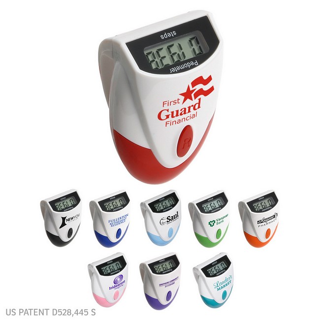 Designer TopView Pedometer Logo Pedometers