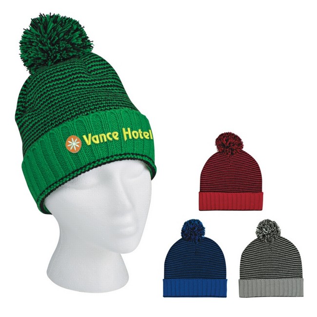 Promo Knit Beanies with Pom Pom (Unisex)