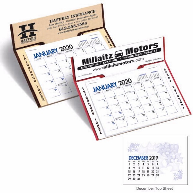 Memo Desk Calendar - 2020 | Custom Calendars | Promos On-Time