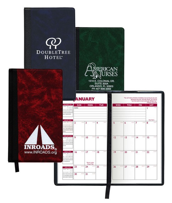 Monthly Planner with Hard Cover 2024