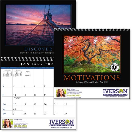 Motivations Calendar 2022 | Promotional Calendars | Promos On-Time