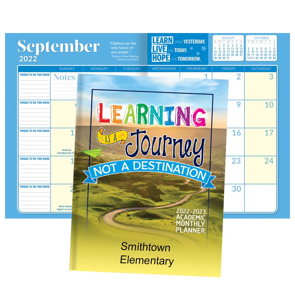 Custom Academic Planners Personalized School Year Calendars