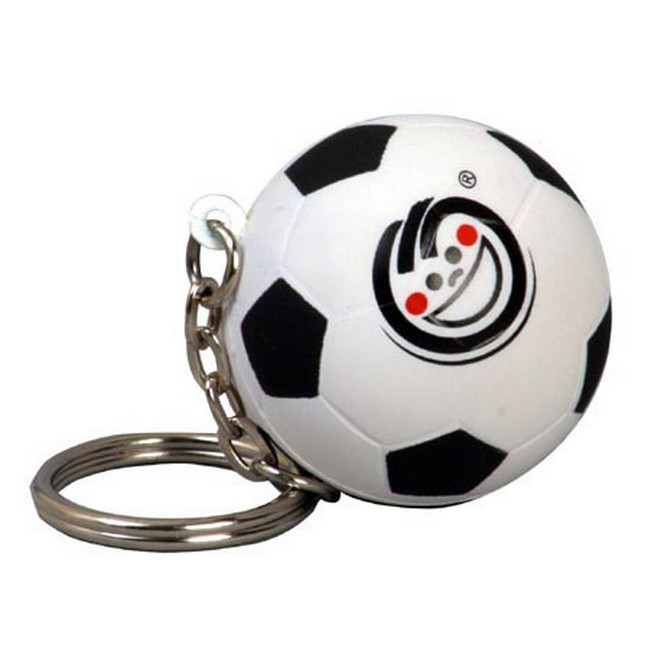 Custom Soccer Ball Stress Ball Key Chain