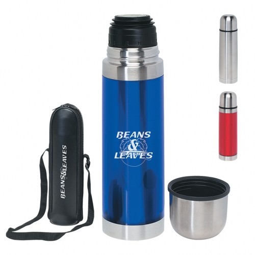 Personalized 16 oz. Stainless Steel Thermos with Custom Imprint