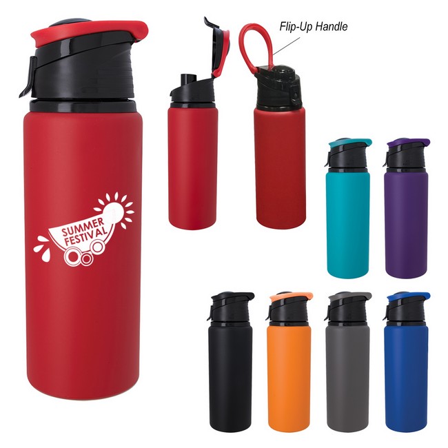 Velvet Touch Aluminum Bottle - 25 oz. with Logo