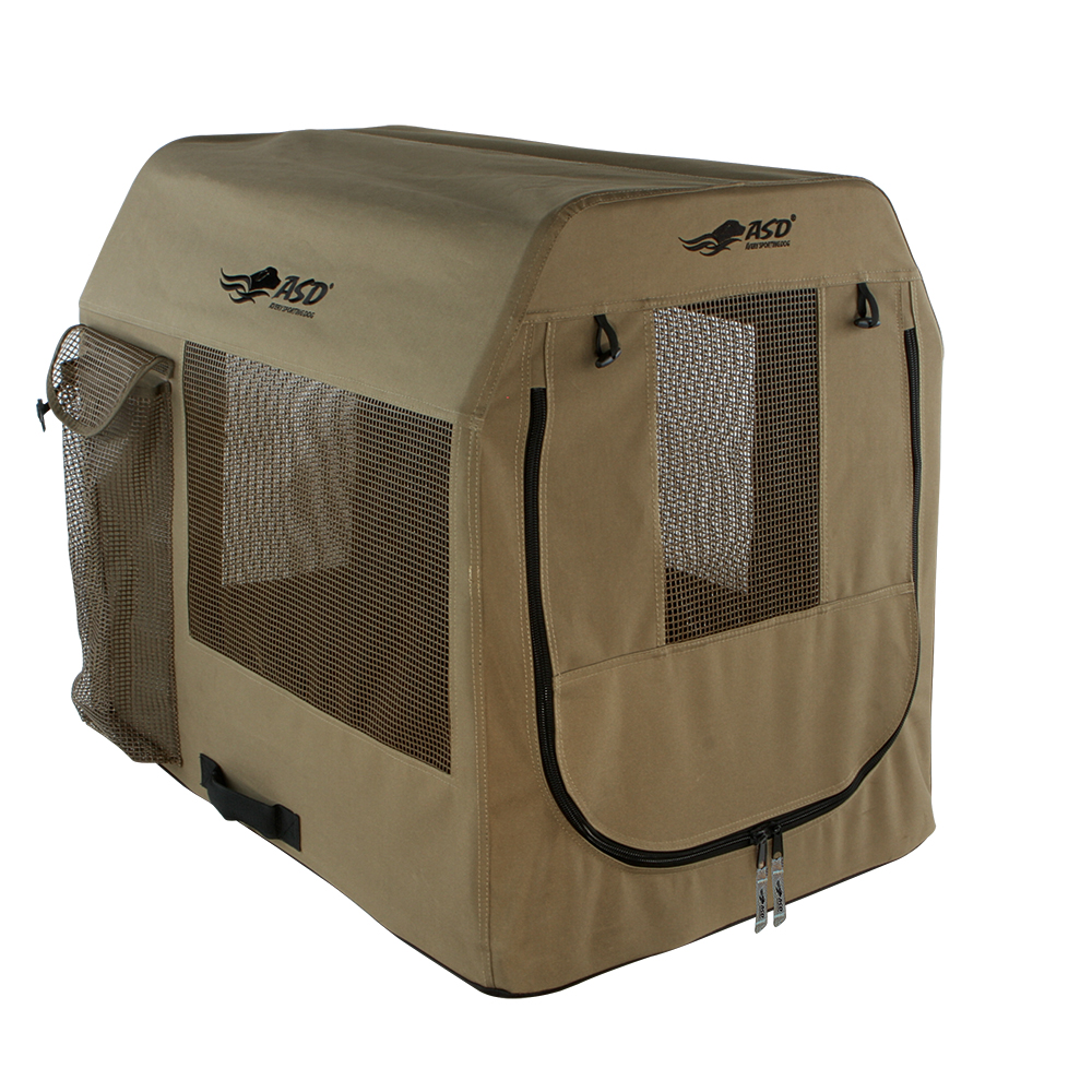 Avery Quick Set Travel Dog Kennel Marsh Brown X Large by Banded Avery Sporting Dog