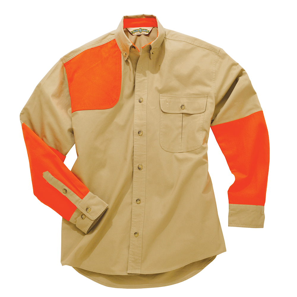 Upland Shirt for Men Long Sleeve 100% Cotton Shirt for Hunters Outdoor  Activities