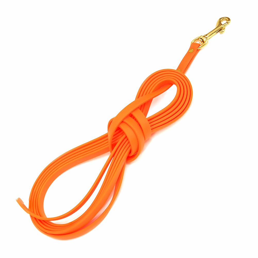 FieldKing, DuraFlex Puppy Check Cord, 1/2" Wide, 15' Long, Orange by