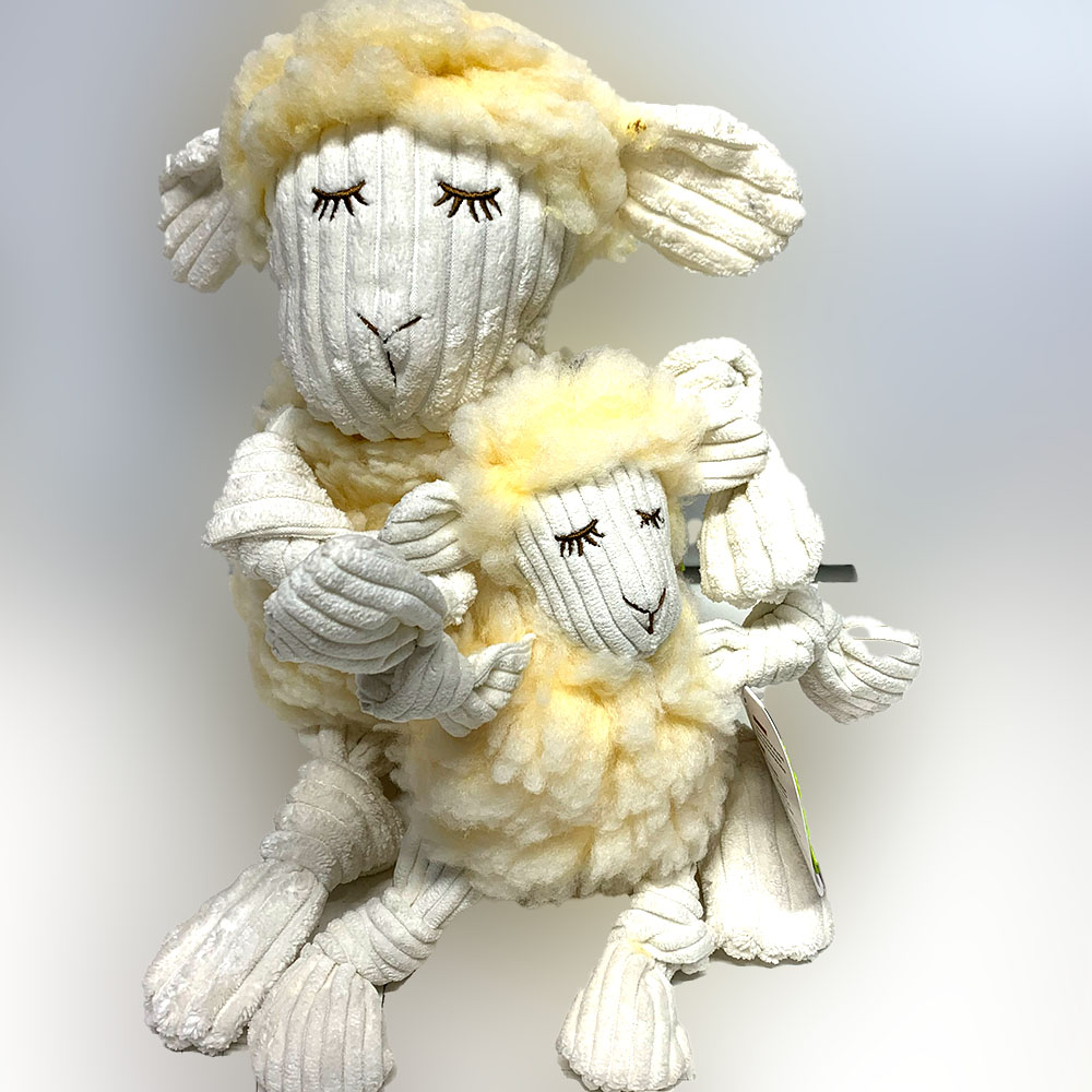 Fleece lamb outlet dog toy