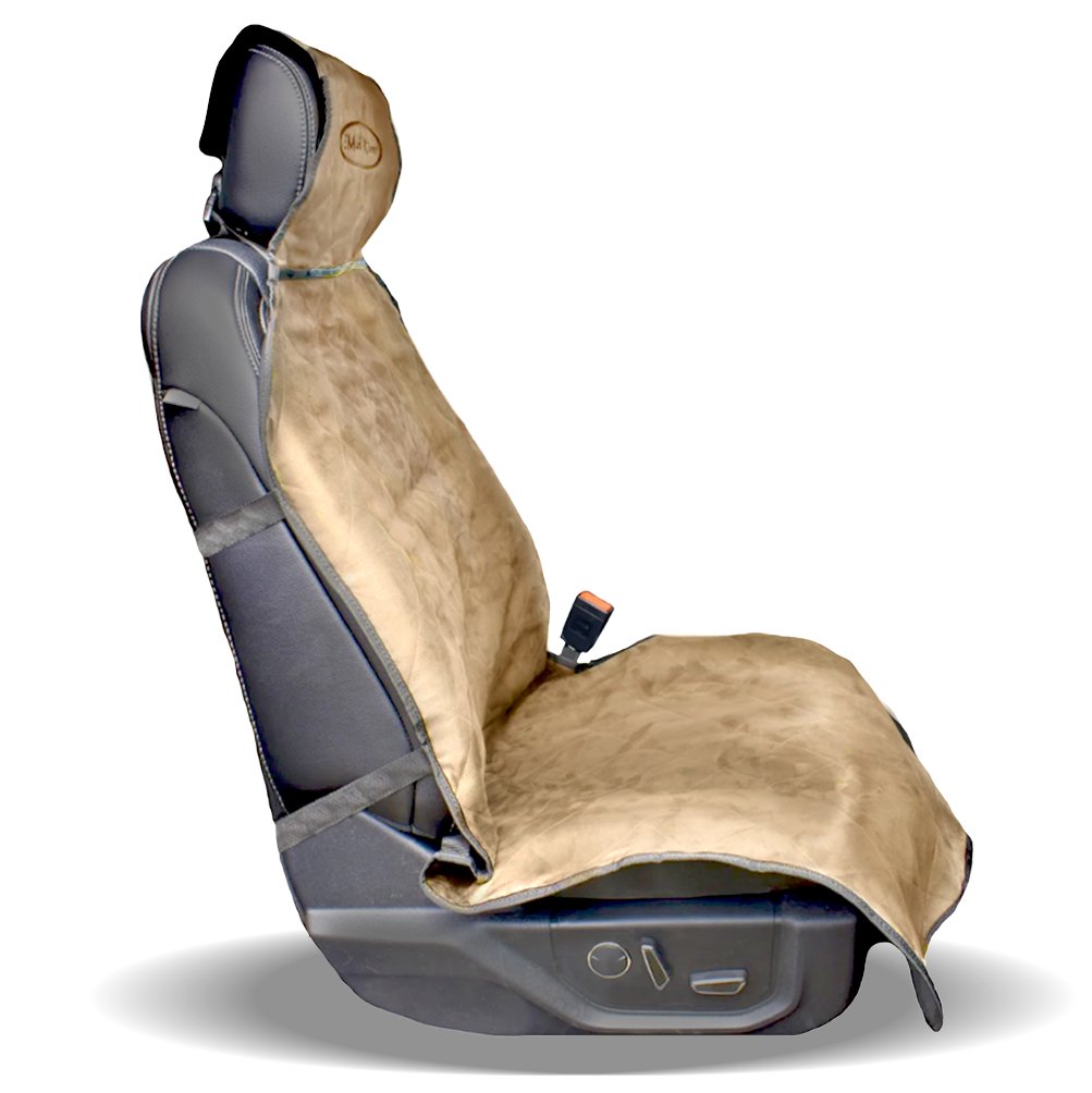 Mud River Dog Products Fitted Shotgun Seat Cover Taupe