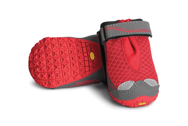 RuffWear Grip Trex Dog Boots Currant Red