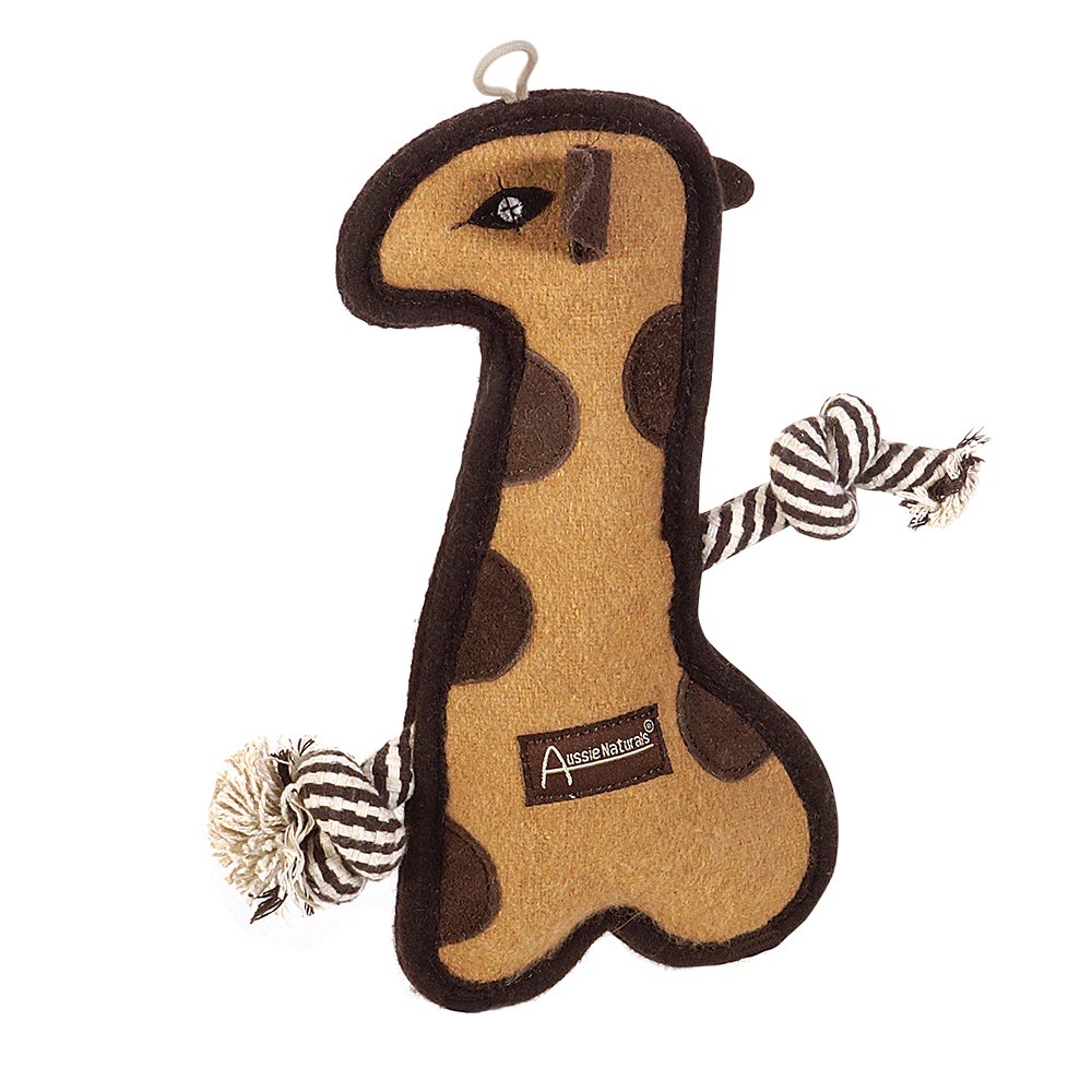 Aussie Naturals Dog Toys | Tuff Mutts Giraffe