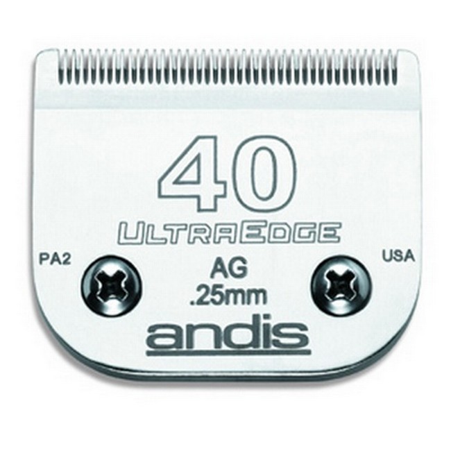 2 #40 Clipper Blade for Andis 64076 UltraEdge Size 40 