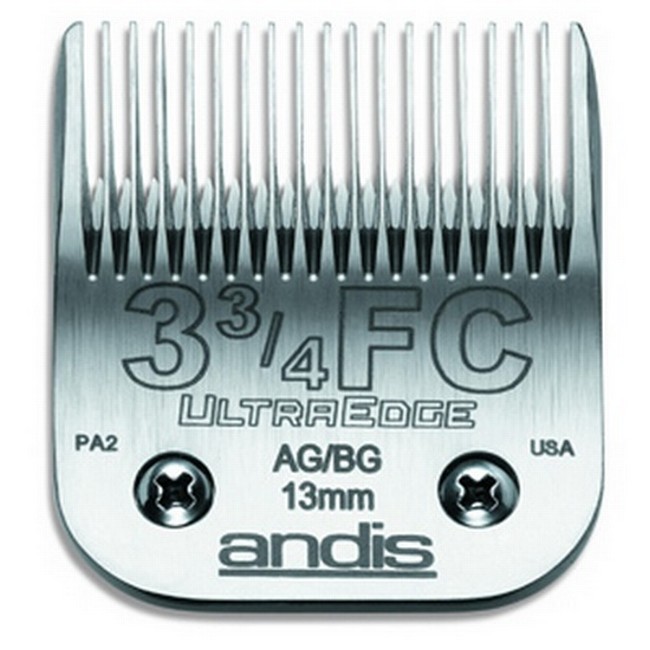 andis dog clipper blade sizes chart