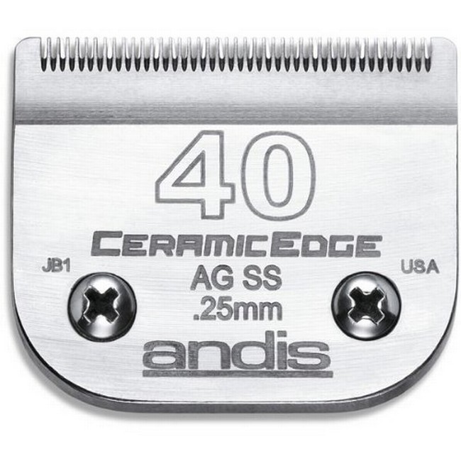 andis ceramic blade size chart