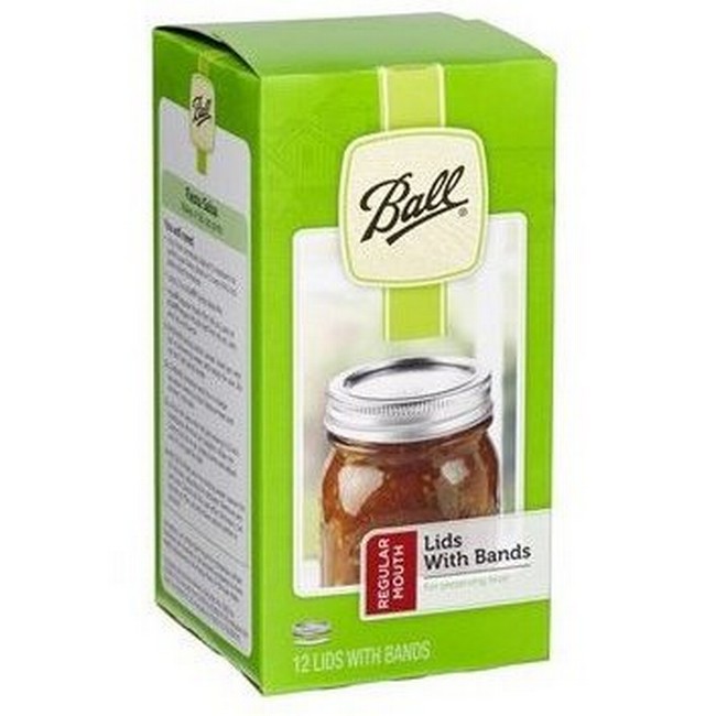 36 packs Kerr 00071 12 Pack Regular Mouth Canning Jar Lids Made in USA