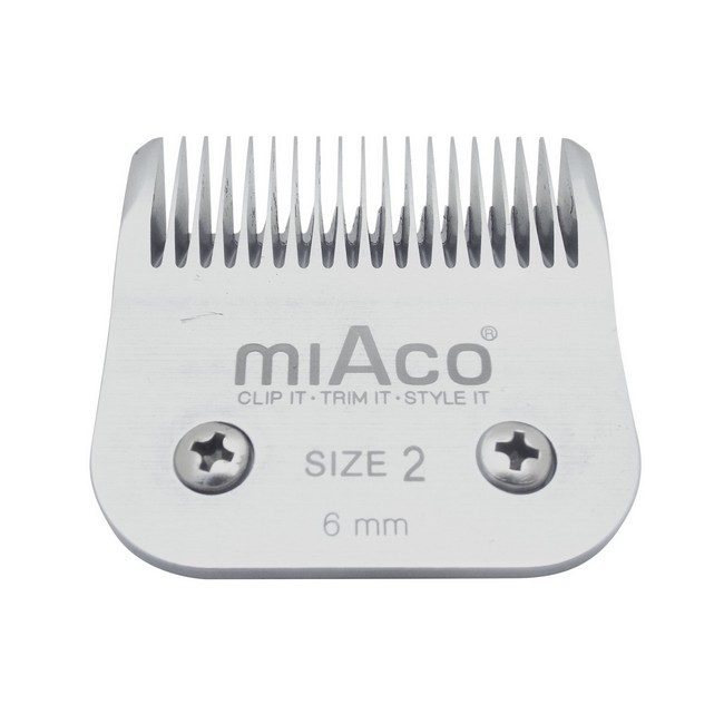 Miaco Size 2 Detachable Clipper Blade fits Oster Classic 76, Andis BGC