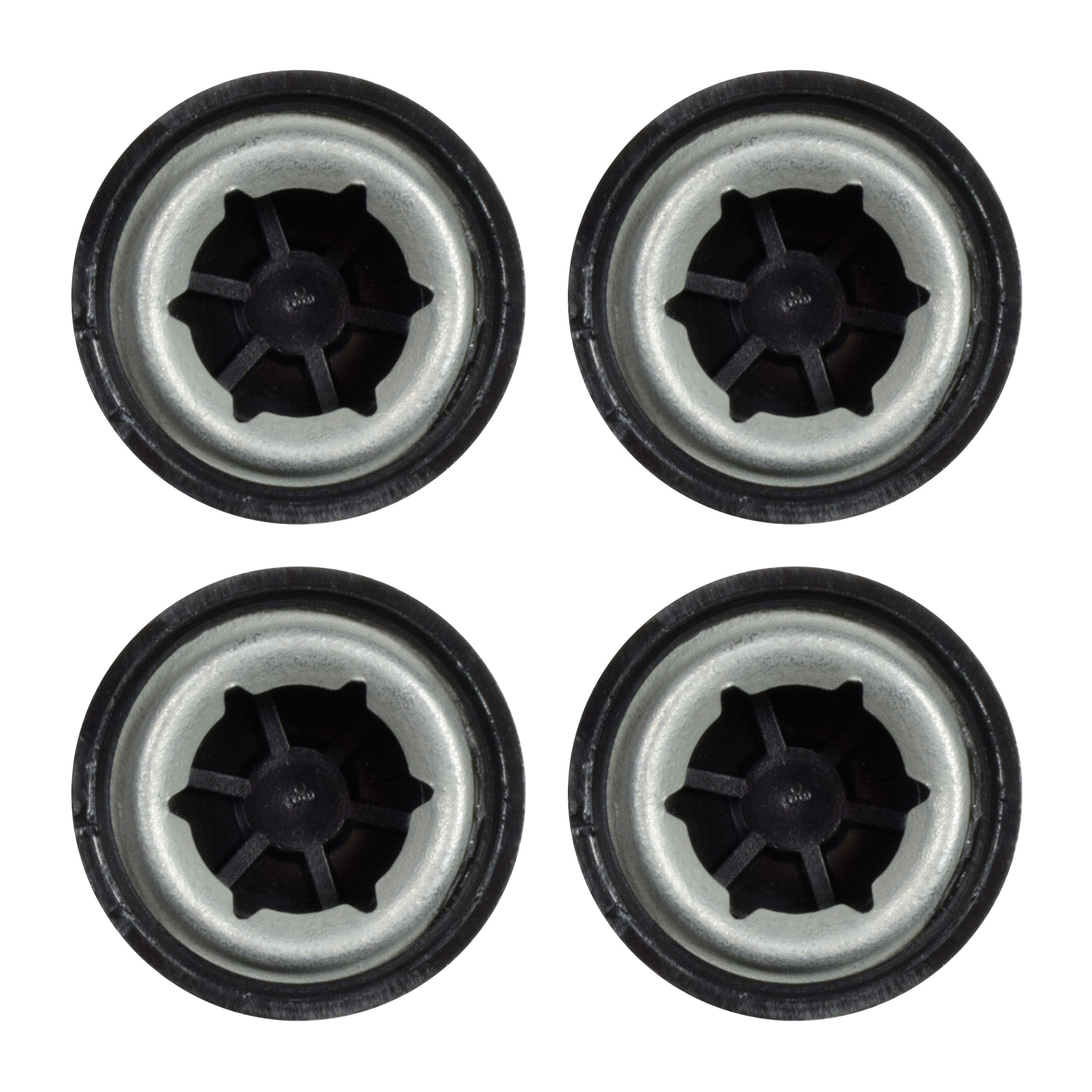 Power Wheels .437 Cap Nut Set of 4 Black 00801-1451 K3 for sale online 