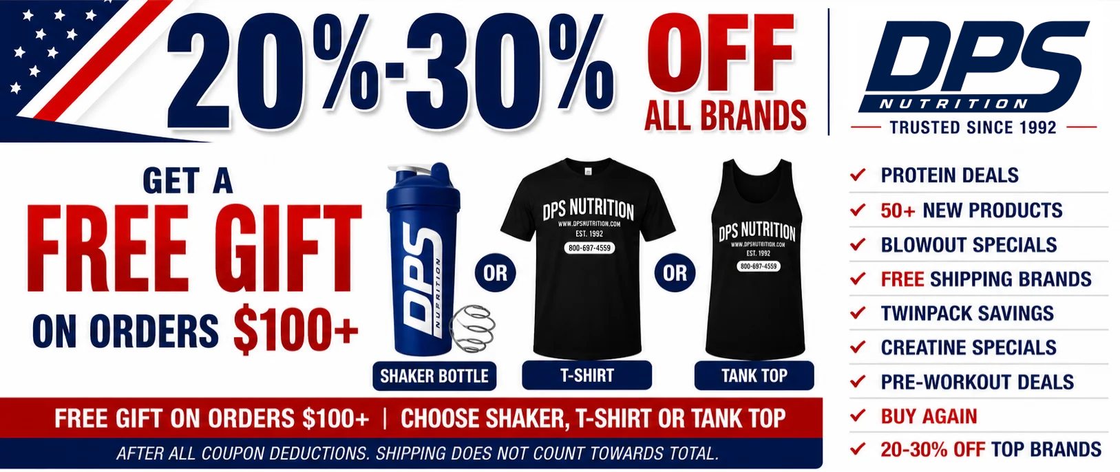 20-30% Off Any Order