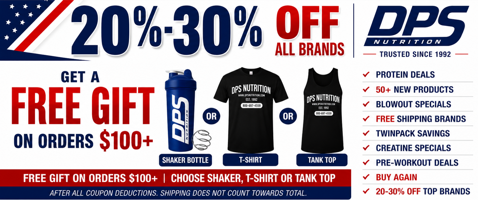 20-30% Off Any Order