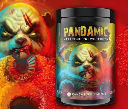 ESERV PANDAMIC Extreme preworkout supplement by PANDASUPPLEMENTS with kcas.