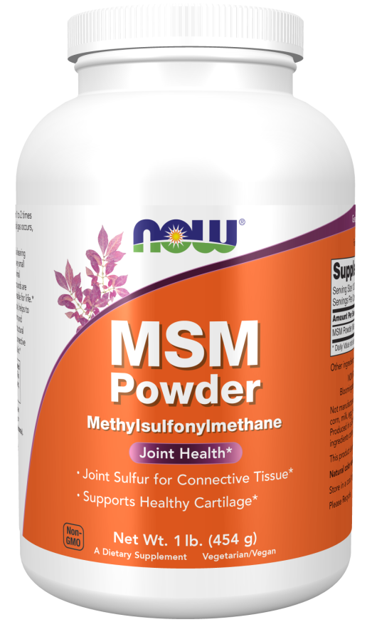 Now Foods MSM Powder 1 Lb (454 Grams)