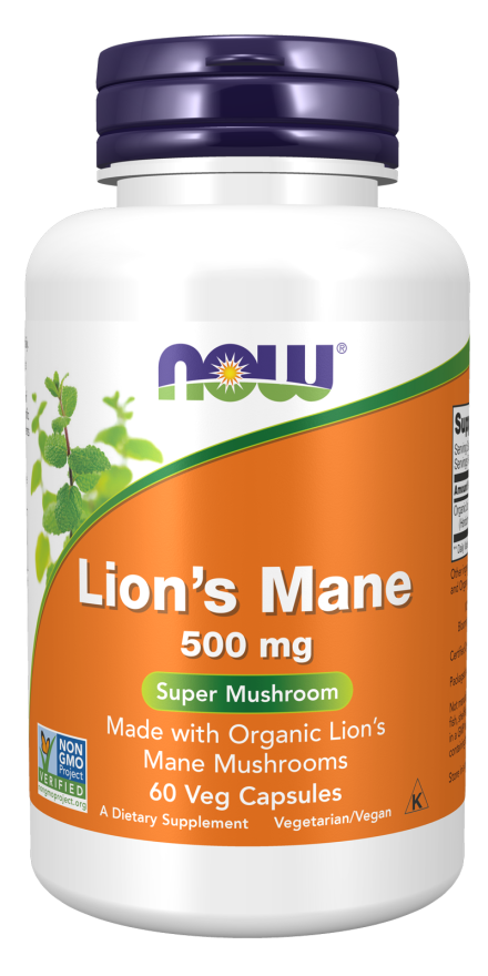 Now Foods Lion's Mane 500 Mg - 60 Cap