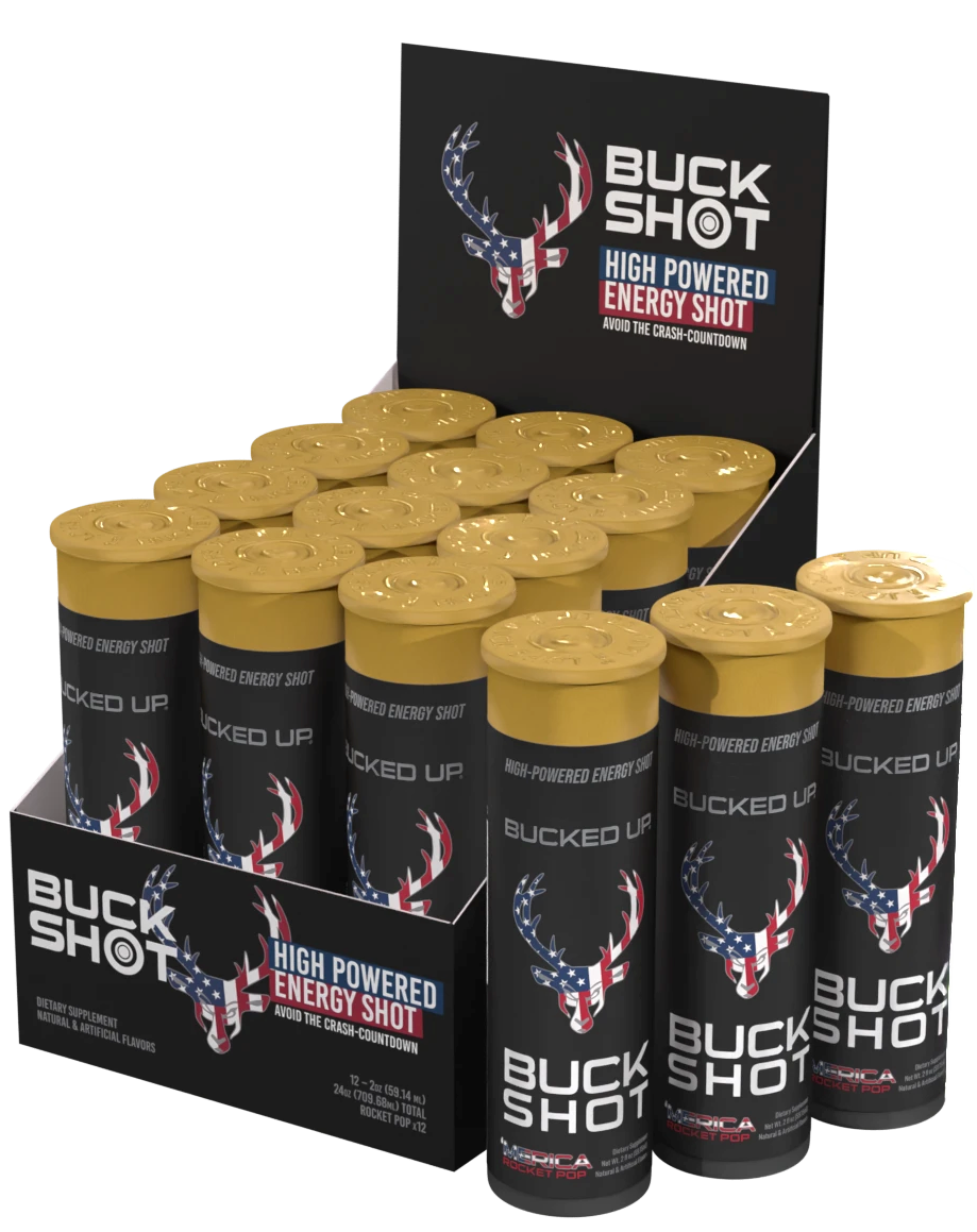 Bucked Up Buck Shot Rocket Pop - 12 x 2oz Btls