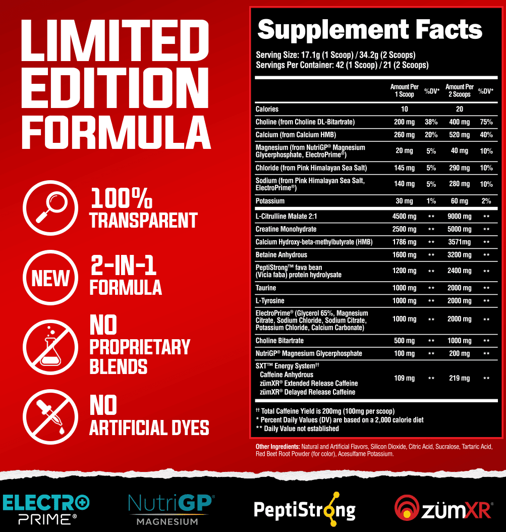 Alpha Lion Superhuman Jacked Slaughtermelon - 2 x 21/42 Servings