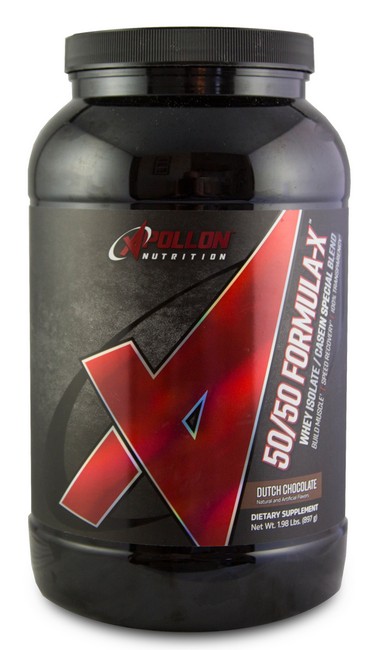 Apollon Nutrition 50/50 Formula-X Protein Chocolate - 2 Lb (50% whey ...