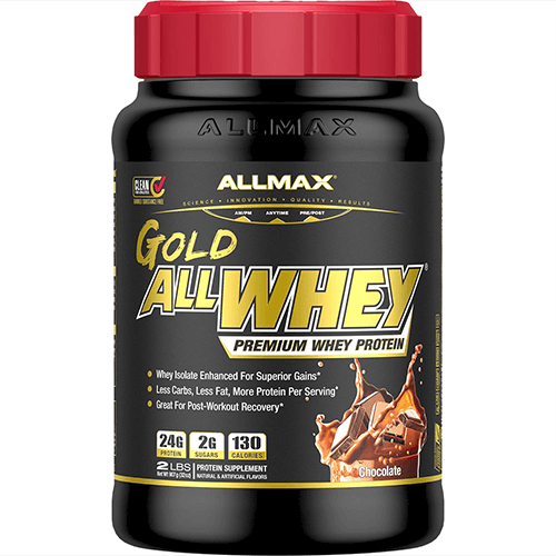 Allmax Nutrition AllWhey Gold Protein Chocolate - 2 Lb Allmax Nutrition ...