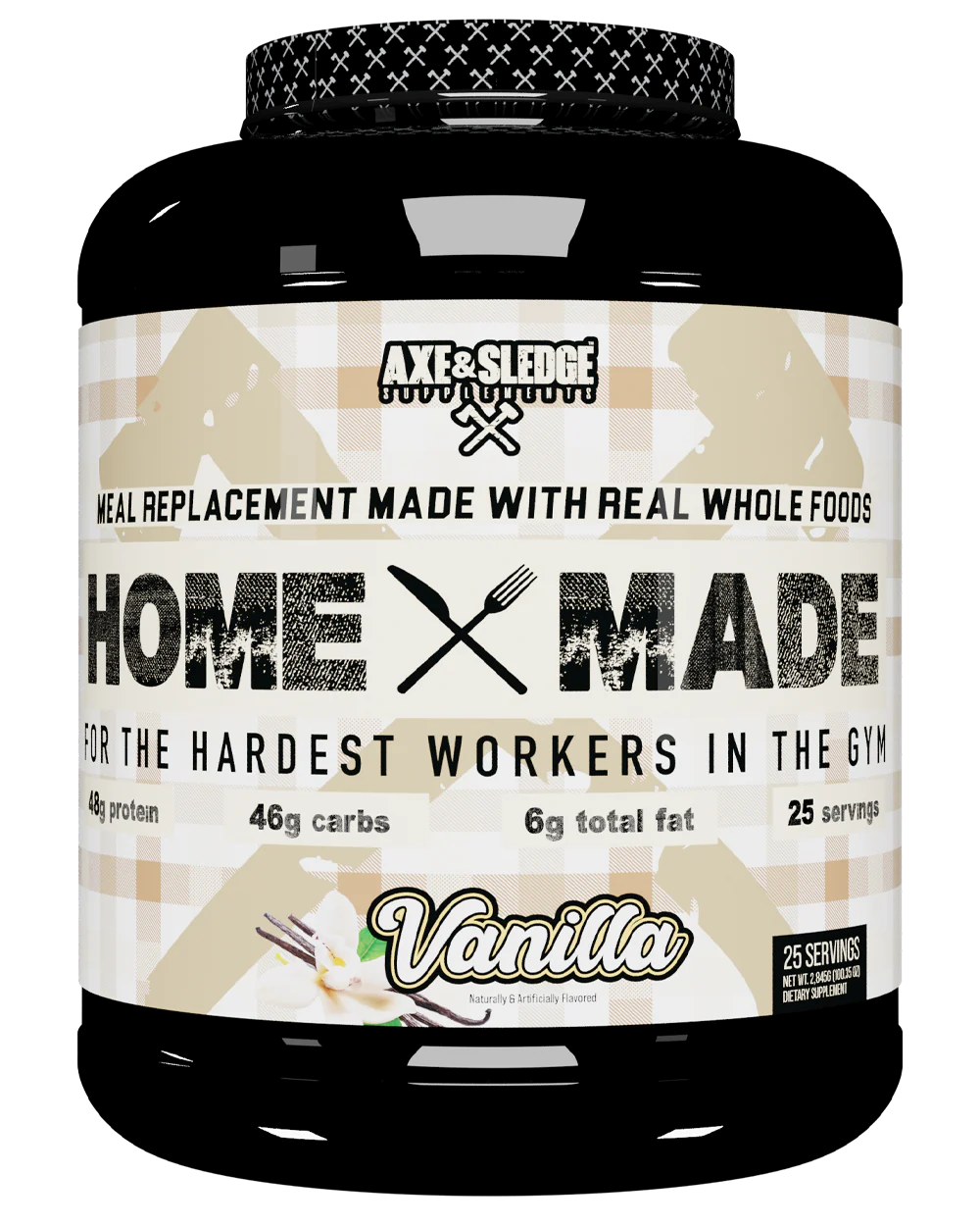 Axe & Sledge Home Made Whole Foods Meal Replacement Vanilla 25