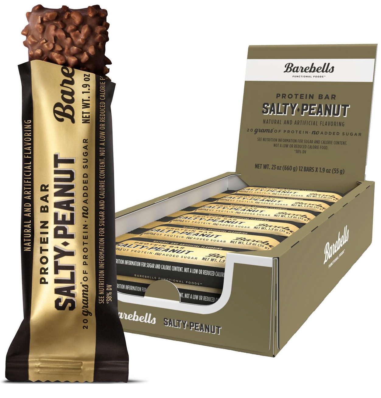 Barebells Protein Bars Salty Peanut - 12 Bars