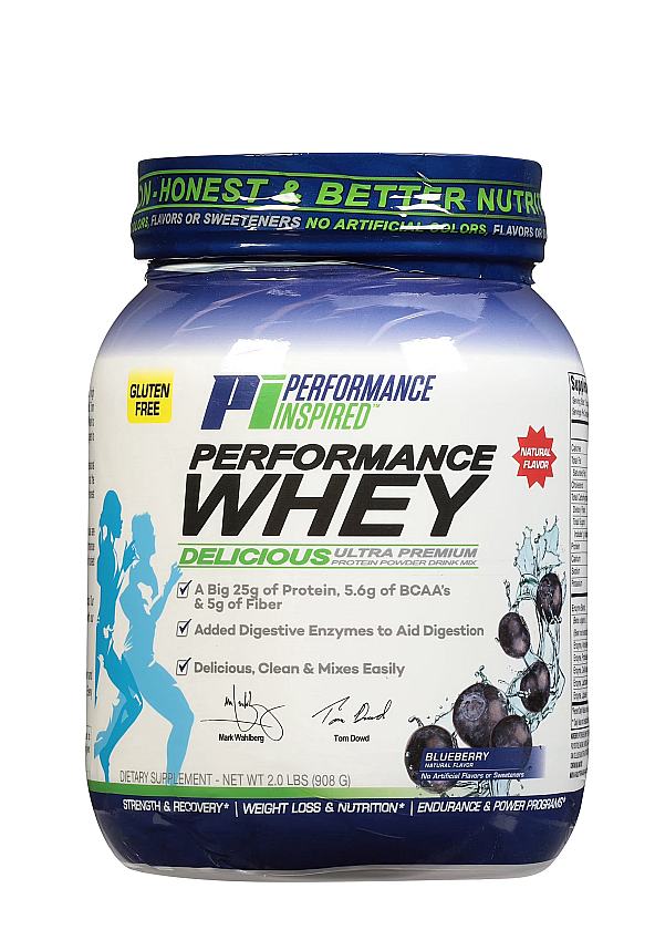 - Performance Inspired Nutrition WHEY Protein Blueberry - 2 Lb