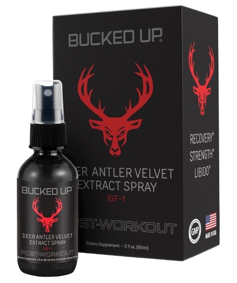 Bucked Up Deer Antler Velvet Extract Spray 2 Fl Oz 