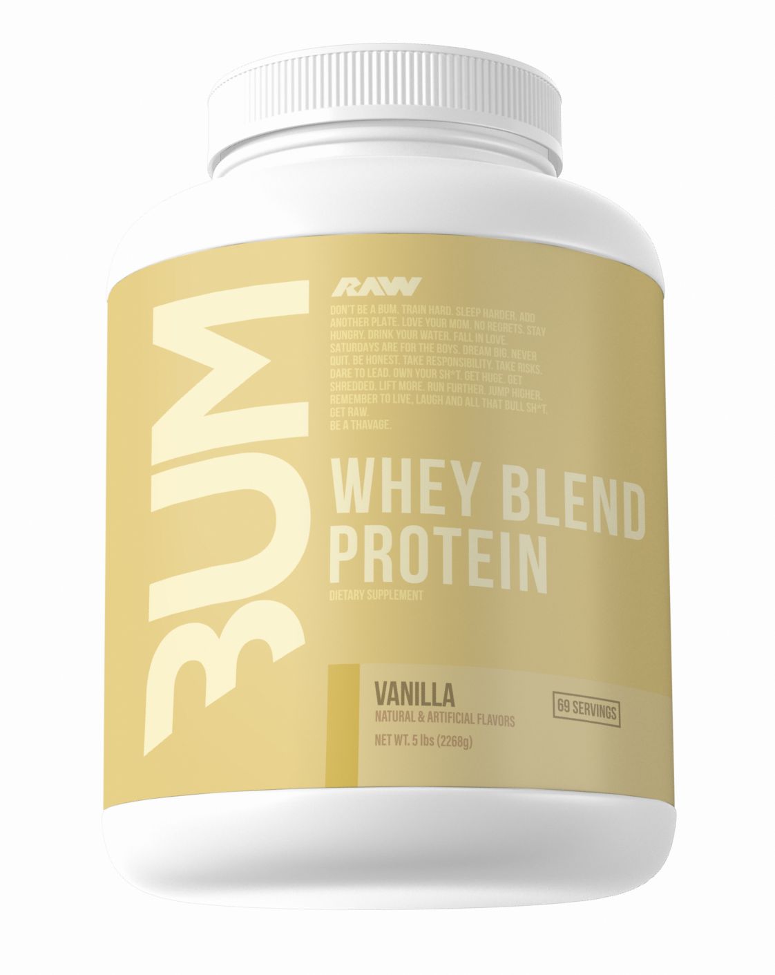 Raw Nutrition CBUM Whey Blend Protein Vanilla 5 Lb