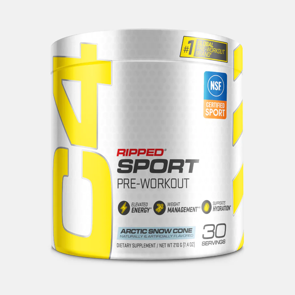 Cellucor C4 Ripped Sport Pre Workout Arctic Snow Cone 30 Servings
