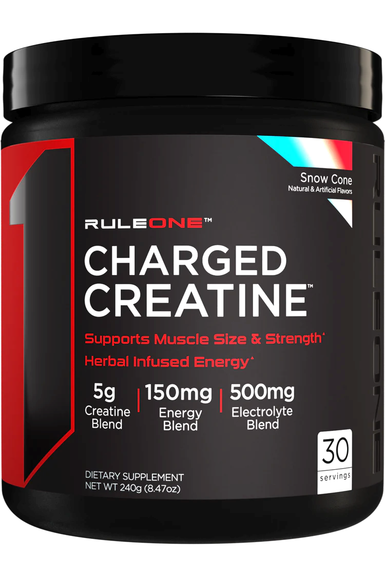 Rule1 R1 Charged Creatine Snow Cone - 30 Servings by Rule 1