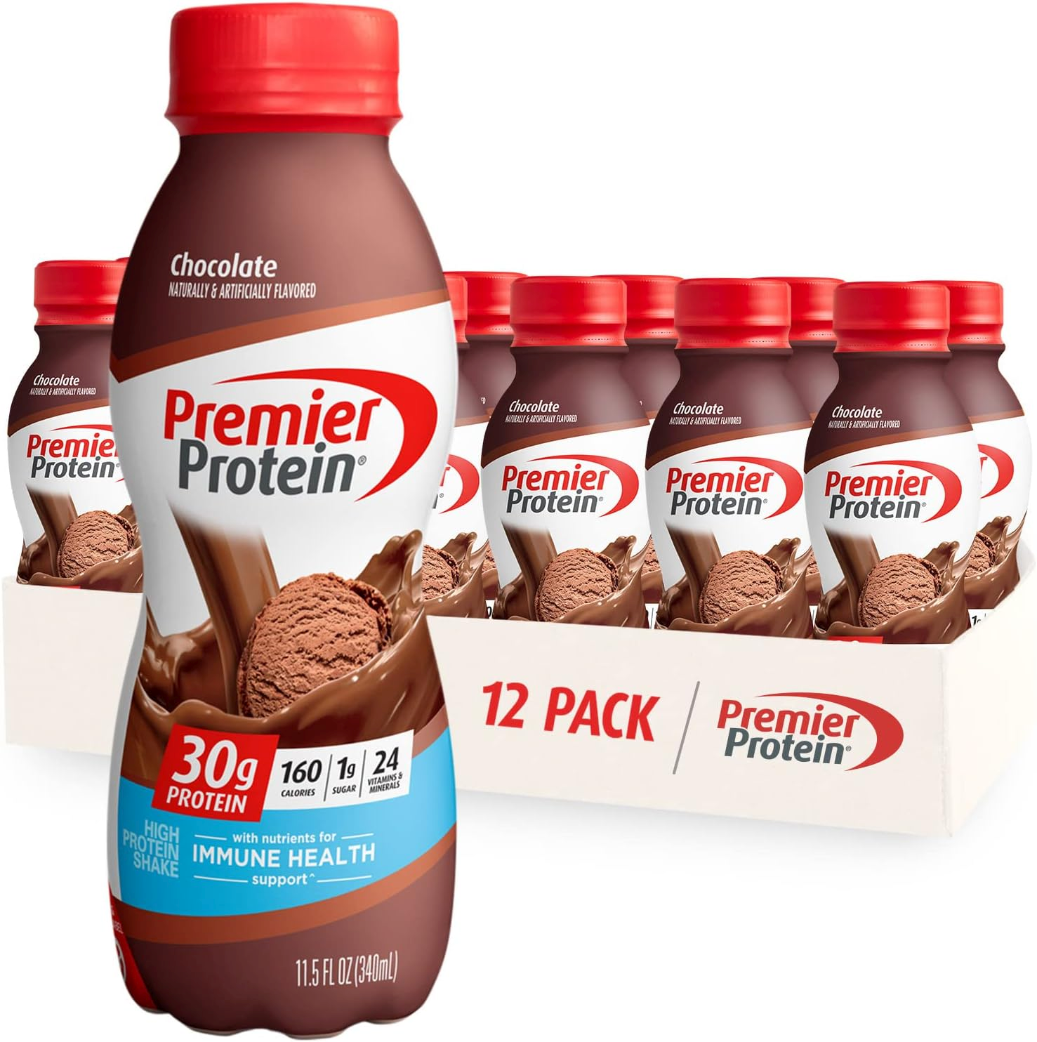 ICONIC Protein RTD 4 Pack, 11.5oz, Vanilla Bean 