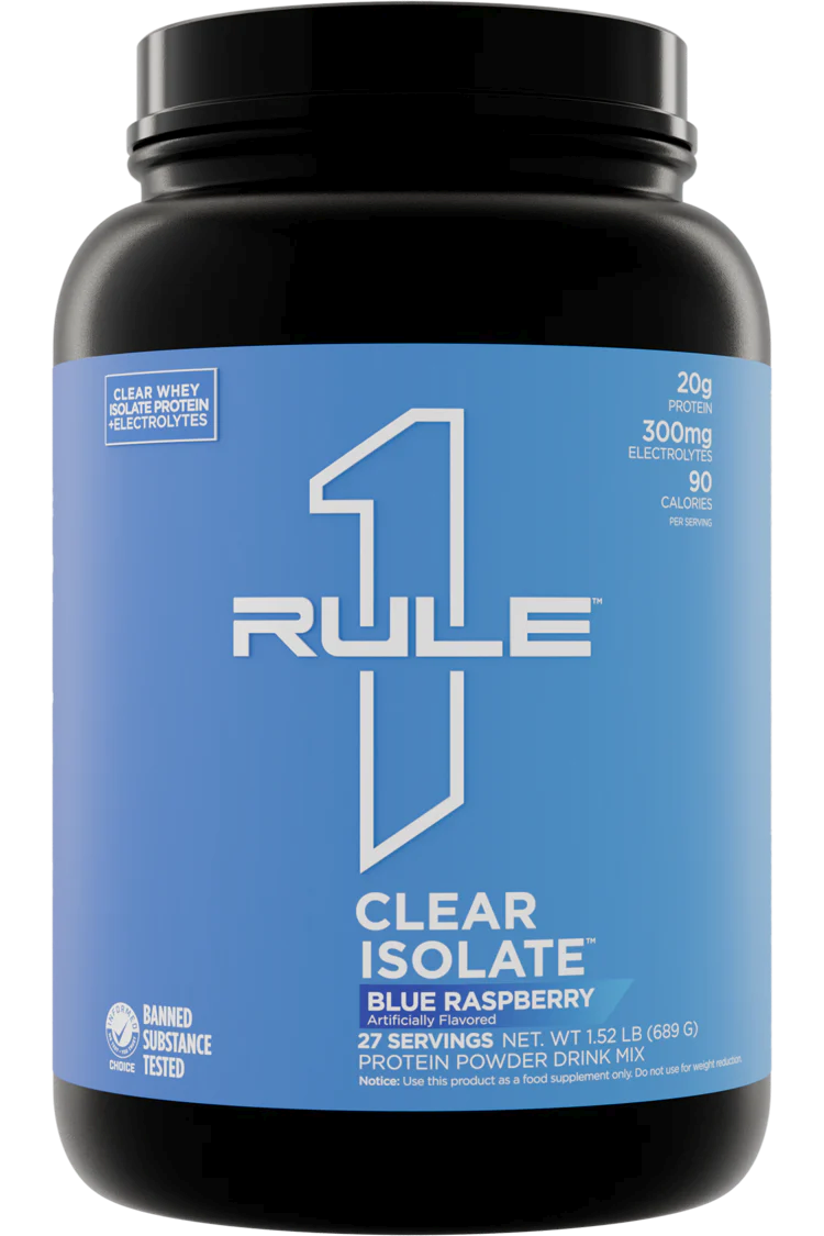 Clear Raspberry Rule 1 Clear Isolate Blue Raspberry - 27 Servings