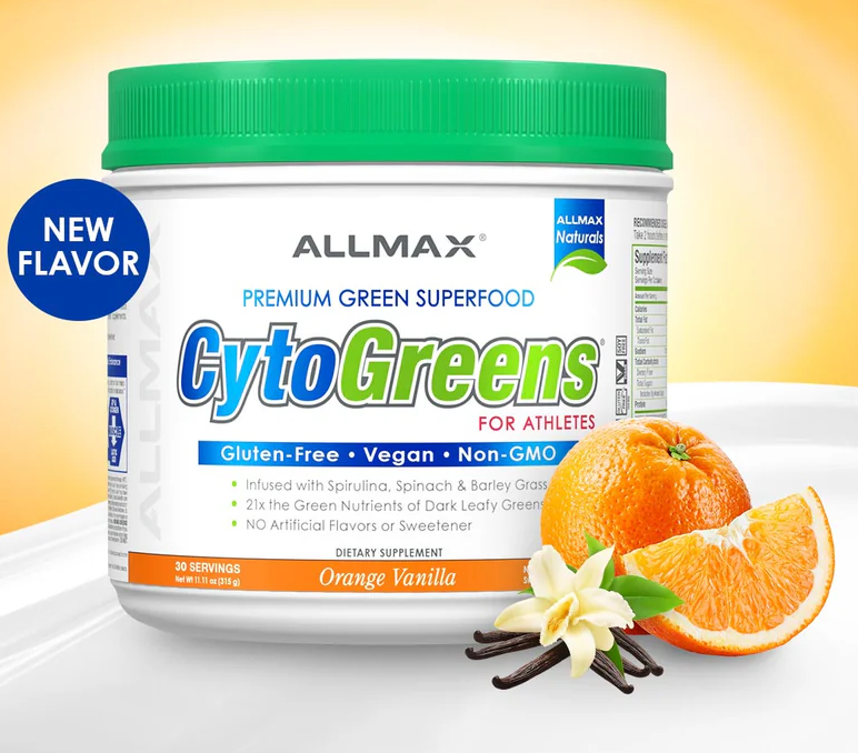 AllMax Nutrition CytoGreens Orange Vanilla - 30 Servings