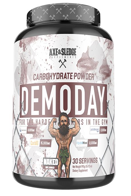 Axe Sledge Demo Day Carbohydrate Powder Naked Servings