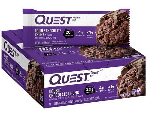 Quest Bar Double Chocolate Chunk - 12 by Quest Nutrition
